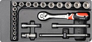 Набор гаечных ключей Yato, 22 шт. цена и информация | Механические инструменты | pigu.lt