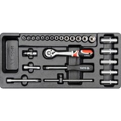 Набор гаечных ключей Yato, 25 шт. цена и информация | Механические инструменты | pigu.lt