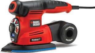 Black & Decker KA280 portable sander Multi sander 13000 RPM цена и информация | Шлифовальные машины | pigu.lt