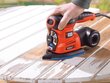 Trikampis šlifuoklis Black&Decker KA 280 4in1 su aksesuarais KA280 kaina ir informacija | Šlifuokliai | pigu.lt