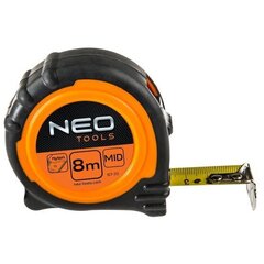 Рулетка Neo 67-111, 8 м x 25 мм цена и информация | Механические инструменты | pigu.lt