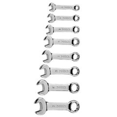 Набор комбинированных ключей NEO 8-19 мм, 8 шт. (09-791) цена и информация | Механические инструменты | pigu.lt