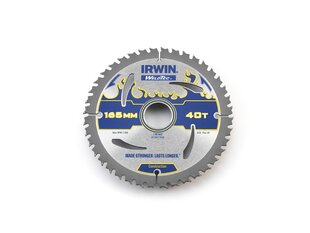 Pjovimo diskas Irwin Weldtec 165x30(20)x40T 2,4 mm ATB kaina ir informacija | Mechaniniai įrankiai | pigu.lt