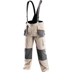 Рабочие брюки на подтяжках 6-в-1, 100% хлопок, XL/56 цена и информация | Рабочая одежда | pigu.lt