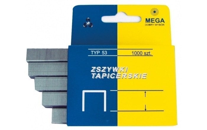 Sukietinti apmušalų segikliai „Mega“ 53, 8 mm kaina ir informacija | Mechaniniai įrankiai | pigu.lt