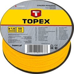 Веревка Topex, 50м цена и информация | Механические инструменты | pigu.lt