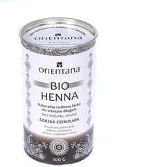 Plaukų dažai Orientana Bio Henna Bitter Chocolate, 100 g kaina ir informacija | Plaukų dažai | pigu.lt