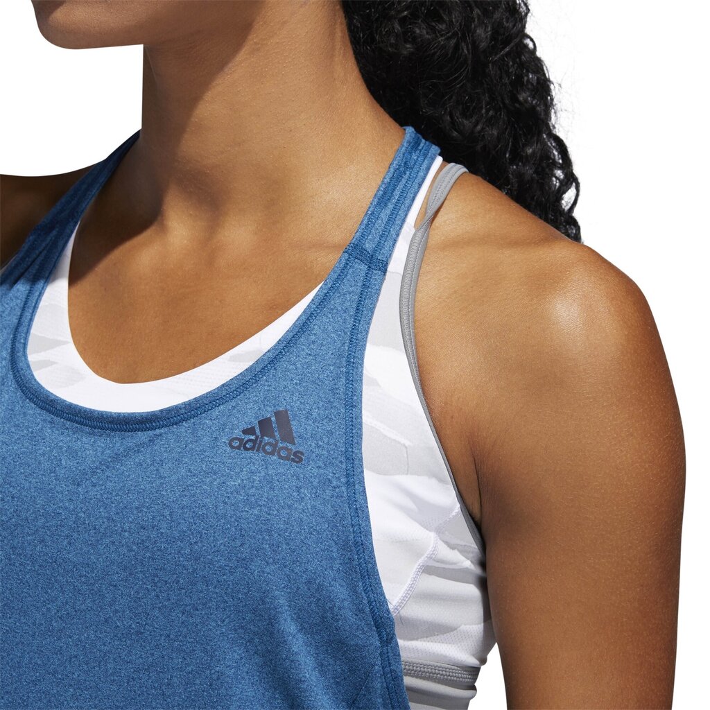 Marškinėliai moterims Adidas 3Stripe Tank kaina ir informacija | Marškinėliai moterims | pigu.lt