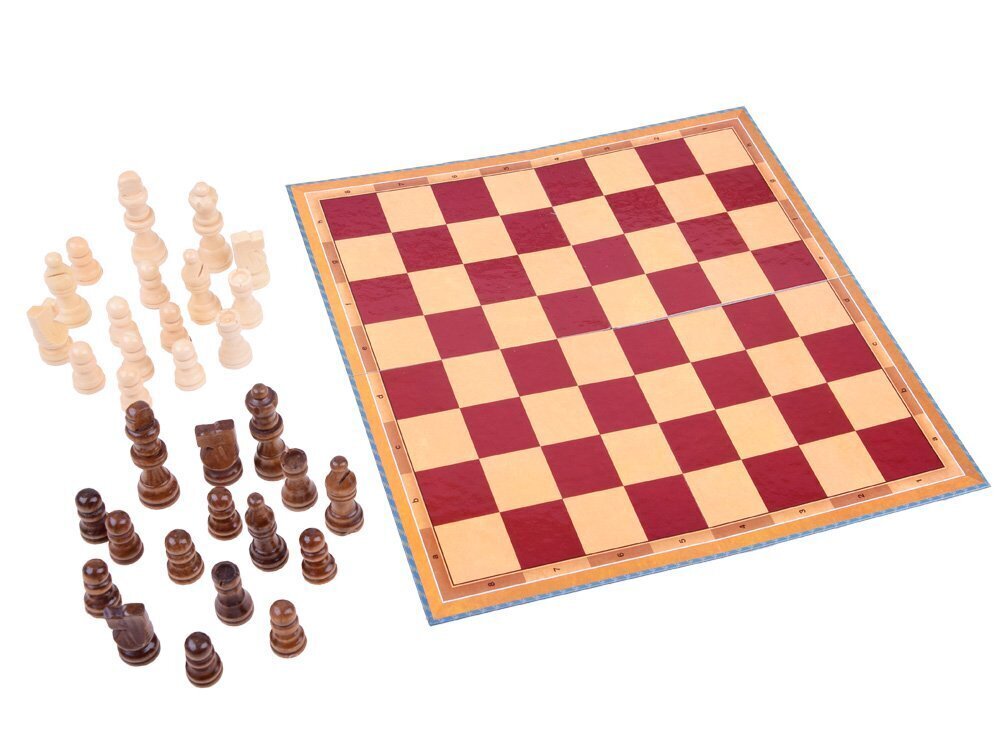 Klasikiniai mediniai šachmatai kaina ir informacija | Stalo žaidimai, galvosūkiai | pigu.lt
