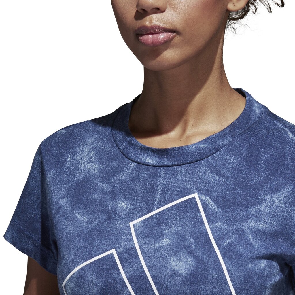 Marškinėliai moterims Adidas W Id Slim Tee kaina ir informacija | Marškinėliai moterims | pigu.lt