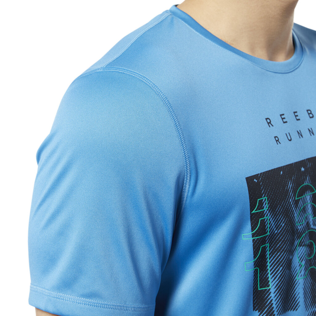 Marškinėliai Reebok Re Run Crew Tee kaina ir informacija | Vyriški marškinėliai | pigu.lt