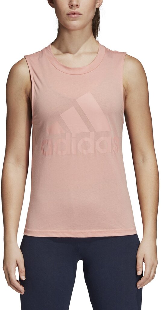 Marškinėliai moterims Adidas Essentials Logo Tank Top kaina ir informacija | Marškinėliai moterims | pigu.lt