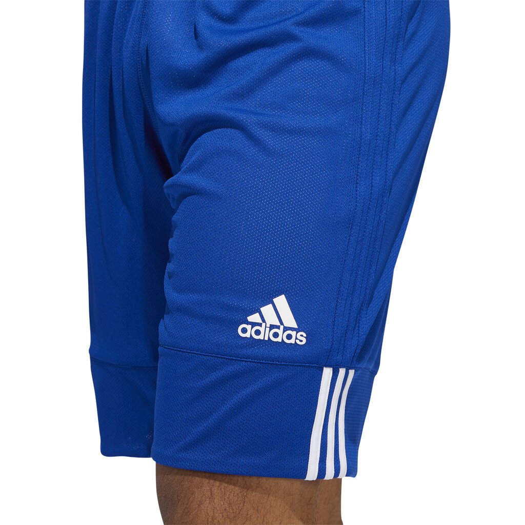 Vyriški krepšinio šortai Adidas 3G Spee Rev Shorts, mėlyna цена и информация | Vyriški šortai | pigu.lt