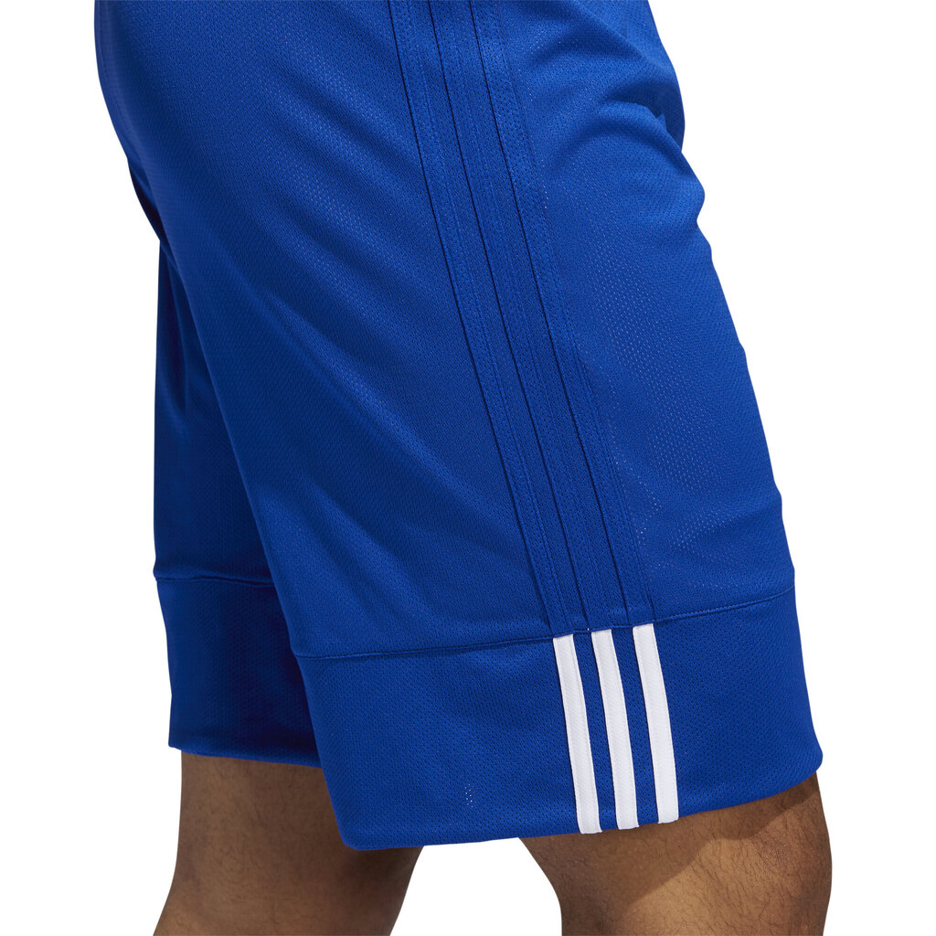 Vyriški krepšinio šortai Adidas 3G Spee Rev Shorts, mėlyna цена и информация | Vyriški šortai | pigu.lt