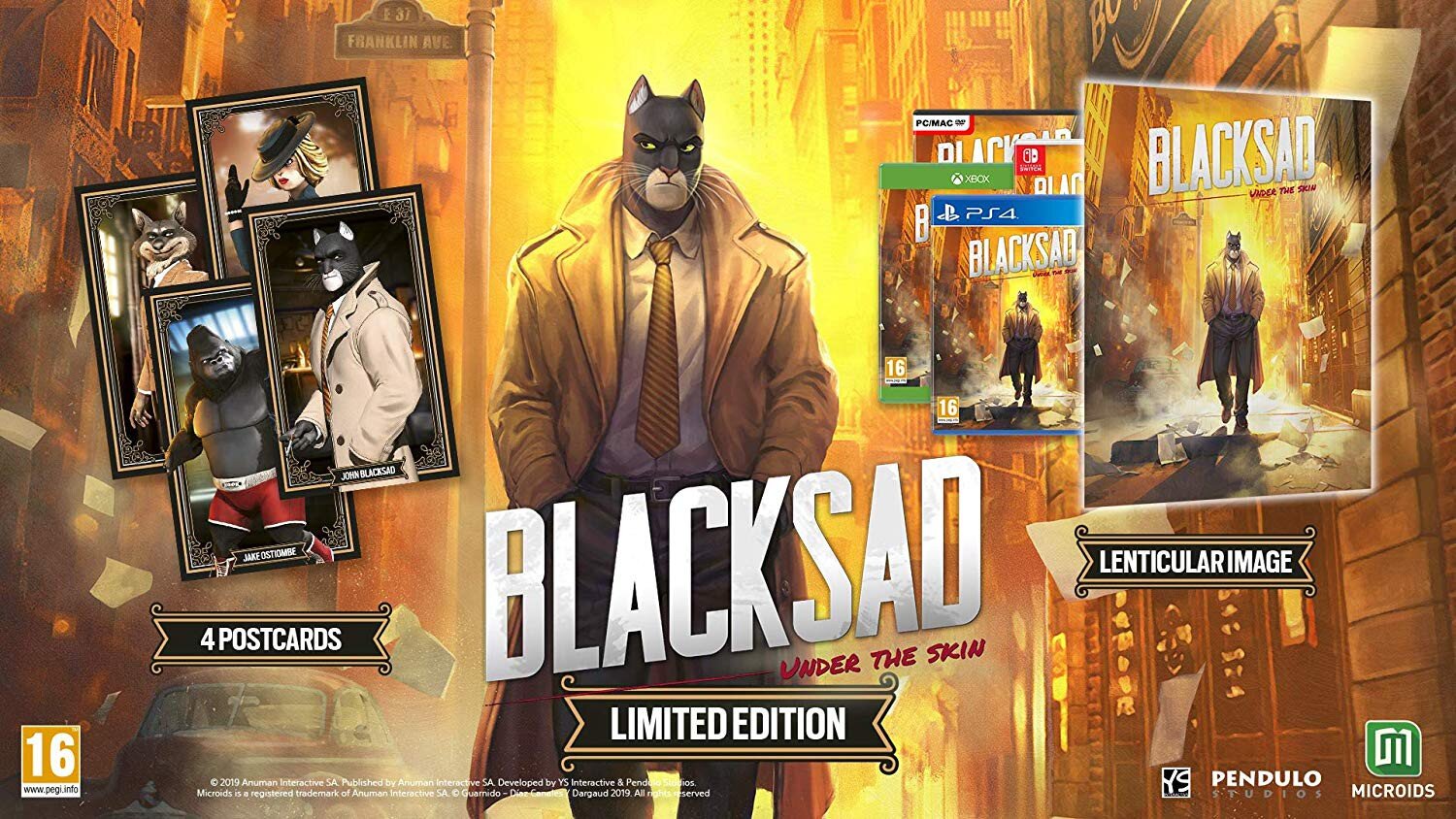 Blacksad: Under the Skin - Limited Edition PS4 kaina ir informacija | Kompiuteriniai žaidimai | pigu.lt