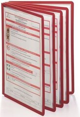Прочная информационная панель А4 SHERPA PP красная (5606 03) цена и информация | Канцелярские товары | pigu.lt
