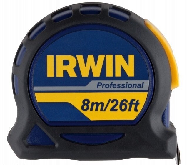 Ruletė „IRWIN" PROFESSIONAL 8 m, blist. kaina ir informacija | Mechaniniai įrankiai | pigu.lt