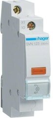 Контрольная лампа LED оранжевая 230V AC - SVN123 Hager цена и информация | Выключатели, розетки | pigu.lt