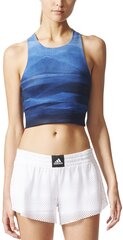 Блузка Adidas Crop Top Graph Mlg Blue цена и информация | Футболка женская | pigu.lt