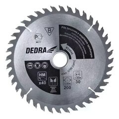 Pjovimo diskas Dedra 40d. 400x30mm, 1 vnt. kaina ir informacija | Mechaniniai įrankiai | pigu.lt