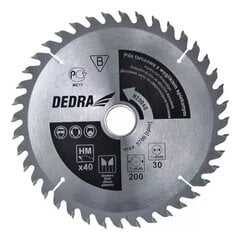 Pjovimo diskas Dedra 60d. 255x30mm, 1 vnt. kaina ir informacija | Mechaniniai įrankiai | pigu.lt