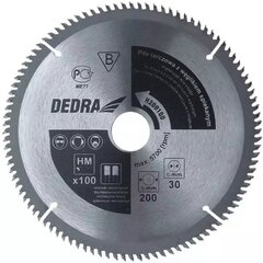 Pjovimo diskas Dedra 100d. 210x30mm, 1 vnt. kaina ir informacija | Mechaniniai įrankiai | pigu.lt