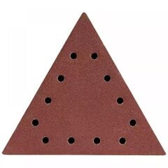 Trikampis švitrinis popierius Dedra GR60 5vnt. kaina ir informacija | Mechaniniai įrankiai | pigu.lt