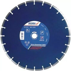 Diskas deimantinis Dedra 300x25.4mm, 1 vnt. цена и информация | Механические инструменты | pigu.lt