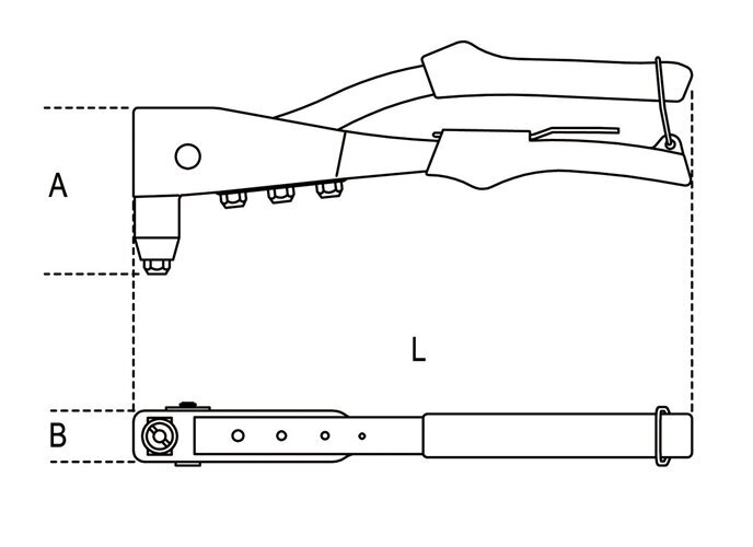 Rankinis kniediklis Beta 1741B kaina ir informacija | Mechaniniai įrankiai | pigu.lt