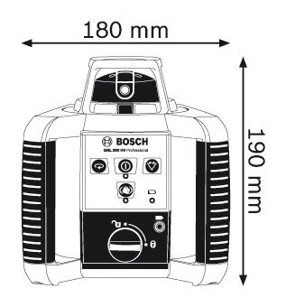 Besisukantis lazeris Bosch GRL300HV 0601061501, 1 vnt. цена и информация | Mechaniniai įrankiai | pigu.lt