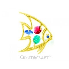 Сувенир "Рыба" с кристаллами SWAROVSKI цена и информация | Детали интерьера | pigu.lt
