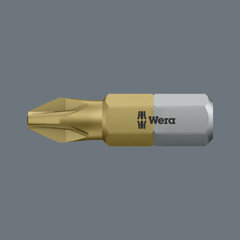 Antgalis Wera Bit PH 851/1 TiN, PH3x25 mm kaina ir informacija | Mechaniniai įrankiai | pigu.lt