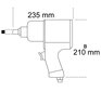 Pneumatinis smūginis veržliasūkis 1/2" Beta 1927P цена и информация | Suktuvai, gręžtuvai | pigu.lt