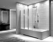 "Rea Agat-3 120" sulankstomas vonios ekranas kaina ir informacija | Dušo durys ir sienelės | pigu.lt