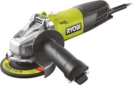 Ryobi szlifirka kątowa 125 mm 800W ( 5133002491) kaina ir informacija | Šlifuokliai | pigu.lt