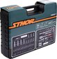 Galvučių ir raktų rinkinys STHOR 58687 | lagaminas | AS Drive | 1/4" | 1/2" | 94VNT. kaina ir informacija | Mechaniniai įrankiai | pigu.lt