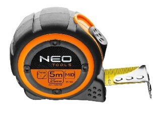 Рулетка Neo 8м 67-188 цена и информация | Механические инструменты | pigu.lt