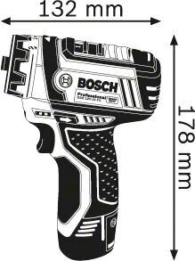 Akumuliatorinis gręžtuvas-suktuvas Bosch, 12V, 0.601.9F6.000 kaina ir informacija | Suktuvai, gręžtuvai | pigu.lt