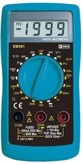  Emos Multimetr cyfrowy EM391 (M0391) kaina ir informacija | Mechaniniai įrankiai | pigu.lt