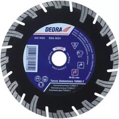 Diskas deimantinis TURBO-T Dedra цена и информация | Пилы, циркулярные станки | pigu.lt