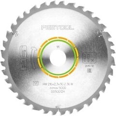 Pjovimo diskas Festool Wood Universal HW W36 500124, 216x2.3x30 mm kaina ir informacija | Mechaniniai įrankiai | pigu.lt