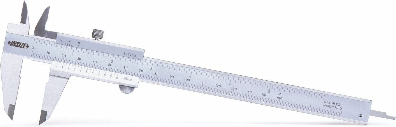Slankmatis Insize 0-150mm/0-6", 0,05 mm/1/128" kaina ir informacija | Mechaniniai įrankiai | pigu.lt