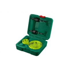 Verto 60H953 Hole saw set kaina ir informacija | Mechaniniai įrankiai | pigu.lt