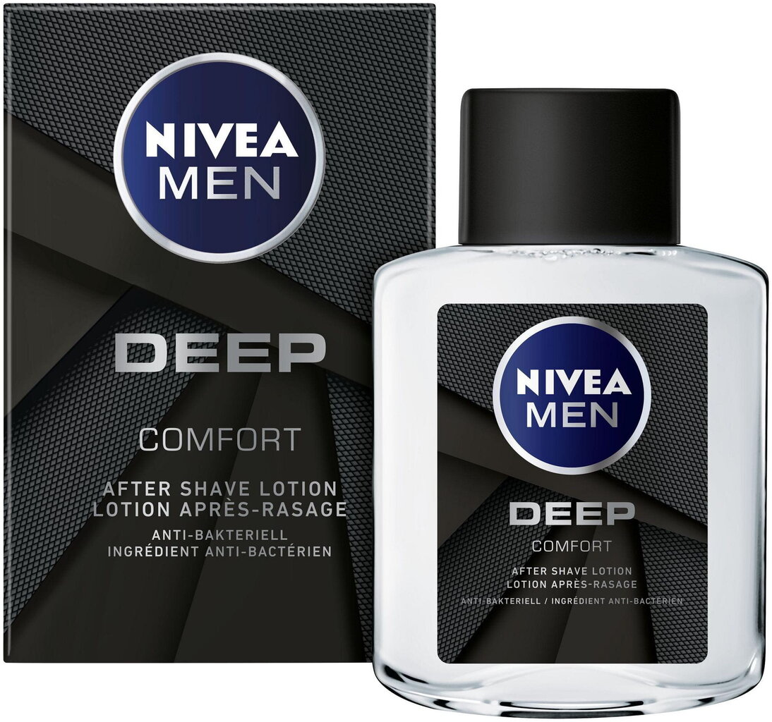 Losjonas po skutimosi nivea men 100ml deep цена и информация | Skutimosi priemonės ir kosmetika | pigu.lt