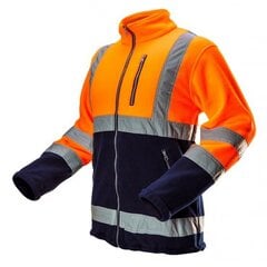 Флисовая куртка, яркий оранжевый цвет, M/50 цена и информация | Рабочая одежда | pigu.lt