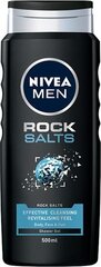 Гель для душа Nivea Rock Salts для мужчин, 500 мл цена и информация | Масла, гели для душа | pigu.lt