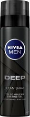 Гель для бритья Nivea Men Deep, 200 мл цена и информация | Косметика и средства для бритья | pigu.lt