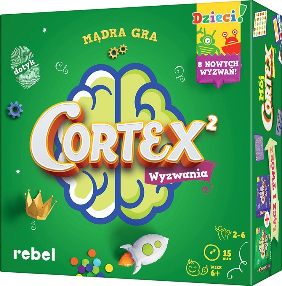 Stalo žaidimas Rebel Cortex vaikams 2, PL kaina ir informacija | Stalo žaidimai, galvosūkiai | pigu.lt