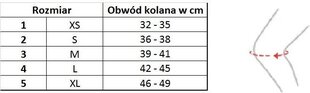 Kelio stabilizatorius TOROS-GROUP, juodas, 1 dydis kaina ir informacija | Įtvarai | pigu.lt