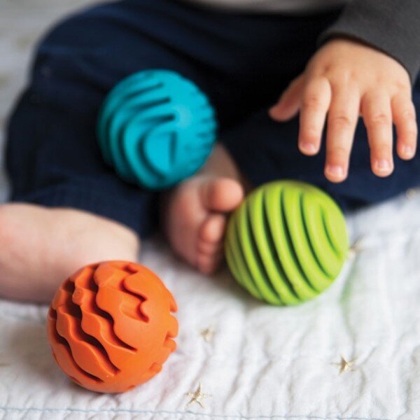 Sensoriniai kamuoliukai цена и информация | Žaislai kūdikiams | pigu.lt